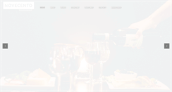 Desktop Screenshot of novecento.nl